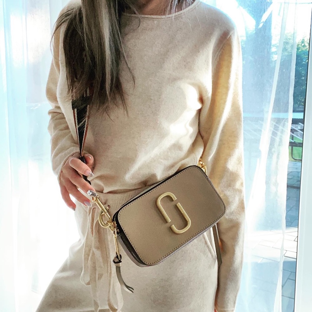 Marc Jacobs snapshot leather crossbody bag